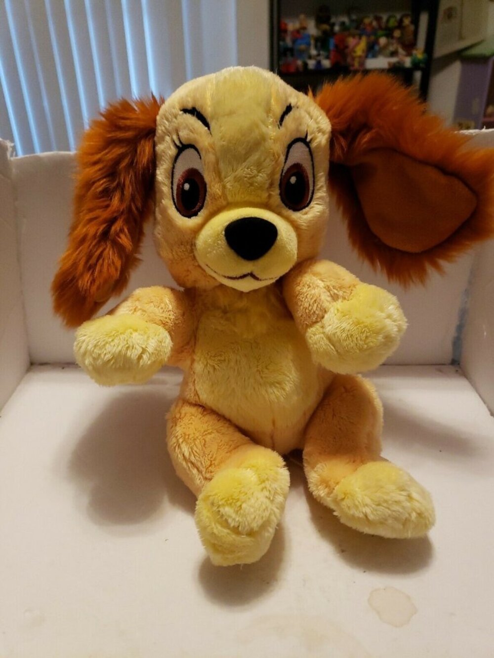 Disney Babies Lady and the Tramp Lady Cocker Spaniel 11" Plush Dog No Blanket
